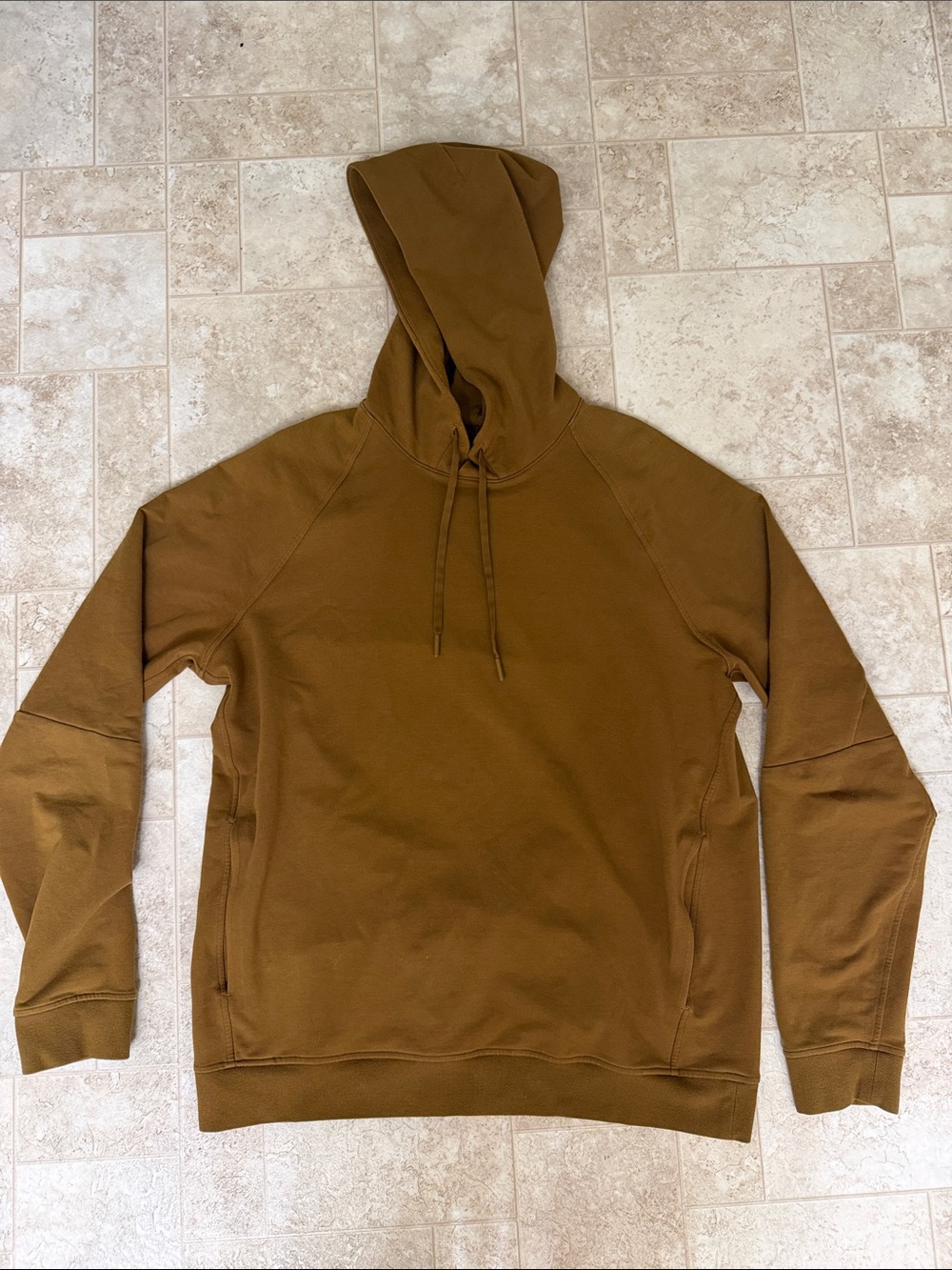 lululemon athletica Brown Hoodie Sweatshirt